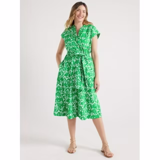 Belted Utility Dress