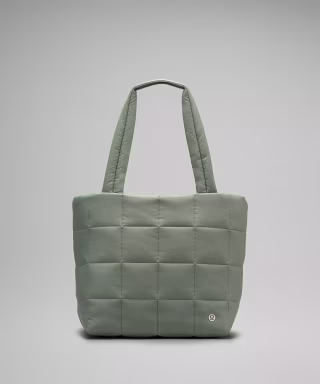 Quilted Grid Tote Bag 12L