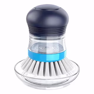 Mr. Siga Soap Dispensing Palm Brush for Pans