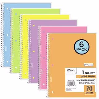 Mead Spiral Notebooks