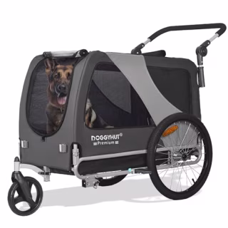 Doggyhut Premium Pet Bike Trailer and Stroller