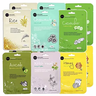 Celavi Essence Facial Face Mask Set