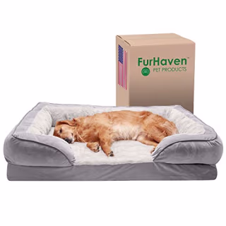 Furhaven Cooling Gel Dog Bed