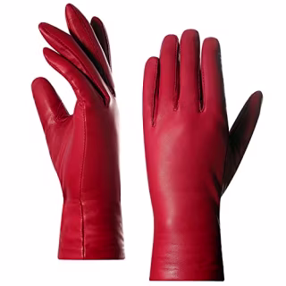 Women's Leather Winter Gloves