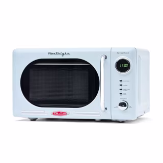 Retro Compact Countertop Microwave Oven