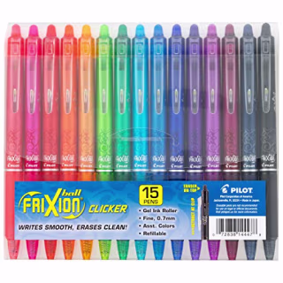 Pilot FriXion Clicker Erasable Gel Pens