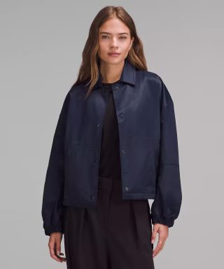 Cropped Coaches Jacket