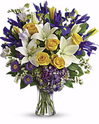 Floral Spring Iris Bouquet