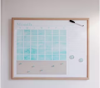 24" Wipeable Monthly Wall Calendar by Lauren McBride