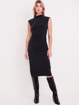 Ruched Midi Dress