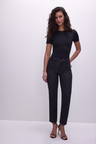Good American Good Legs Straight Jeans