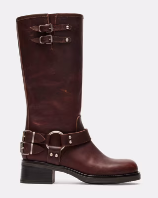 Astor Brown Leather Boot