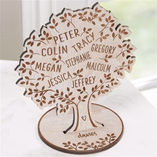 Family Tree Of Life Personalized Wood Keepsake