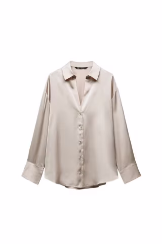 Zara Satin Effect Shirt
