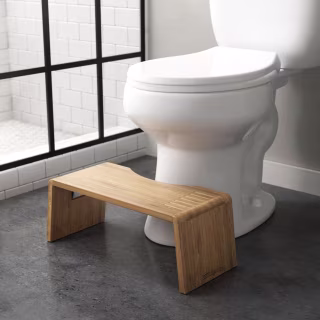 Squatty Potty Oslo Bamboo Folding Toilet Stool