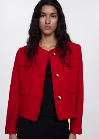 Pocket Tweed Jacket