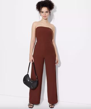 Wide-Leg Tube Jumpsuit