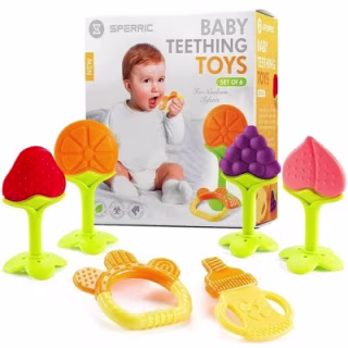 Sperric Teethers for Babies (Pack of 6)
