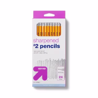 Sharpened #2 Wood Pencils