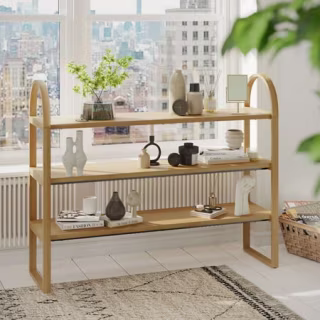 3-Shelf Open Bookcase
