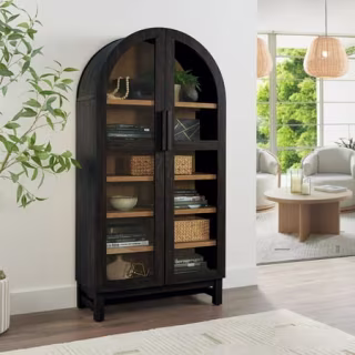 Juliet Solid Wood Frame Arc Cabinet