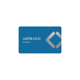 a photo of the blue sam's club membership card