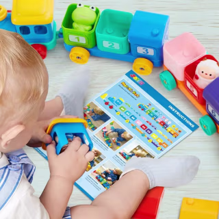 Learning Toy Counting, Matching & Sorting Montessori Learning Farm Train