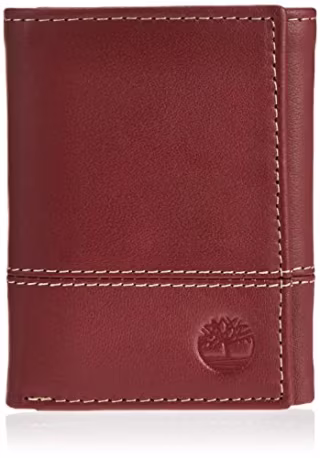 Genuine Leather Trifold Wallet