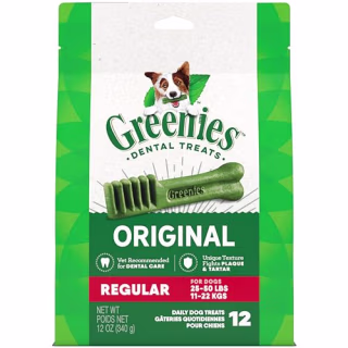 Greenies Original Regular Natural Dental Care Dog Treats