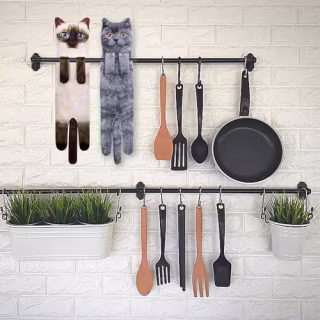 Cat Hand Towels