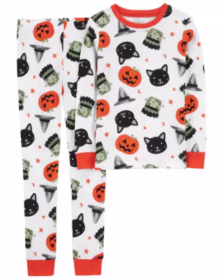 Two-Piece Halloween Pajamas 