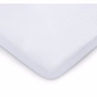 Muslin Fitted Bassinet Crib Sheet