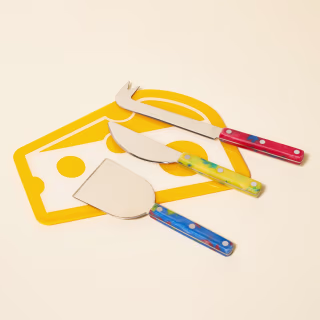 Rainbow Cheese Knives Set