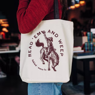 Fabled Bookshop Read 'em and Weep Tote Bag