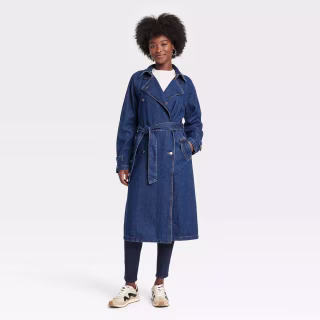 Denim Trench Coat