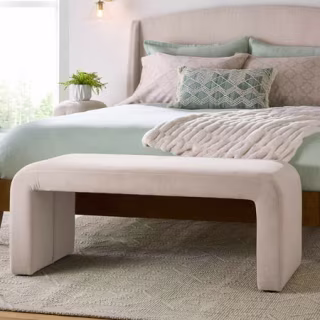 Juliet Velvet Waterfall Bench