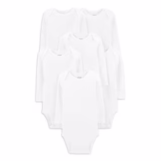 Carter's Child of Mine Baby Unisex Short Sleeve Bodysuits (Pack of 6)