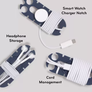 U Brands Silicone Cord Caterpillars (Set of 3)