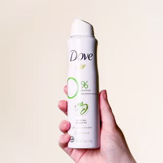 Dove 0% Aluminum Deodorant Spray