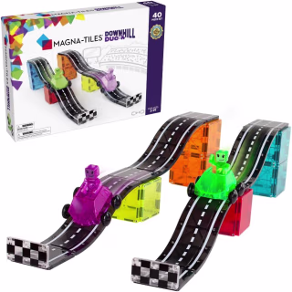 Magna-Tiles Downhill Duo 40-Piece Magnetic Construction Set