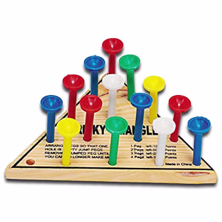 Tricky Triangle Peg Game