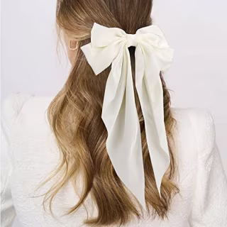 Silky Satin Oversized Hair Bows