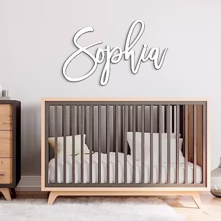 Woodland Store Personalized Wooden Name Sign