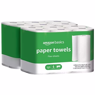 2-Ply Flex-Sheets Paper Towels (12 Rolls)