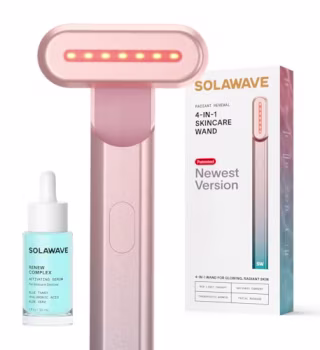 Solawave 4-in-1 Radiant Renewal Wand and Serum Bundle