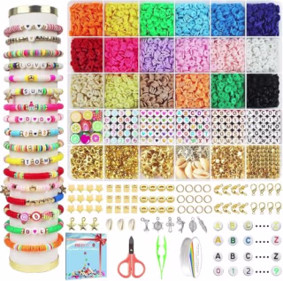 Clay Beads Bracelet Making Kit