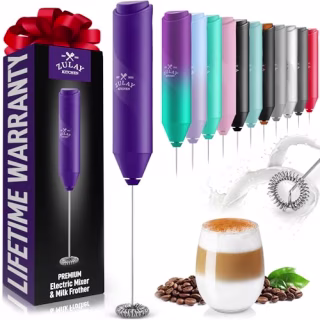 Zulay Kitchen Powerful Milk Frother Wand