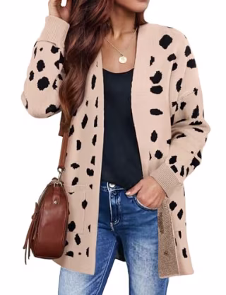Knitted Cardigan Sweater