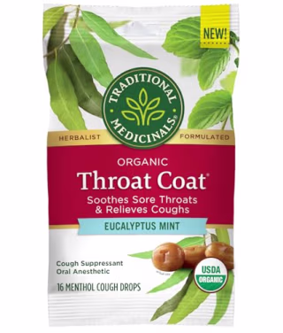 Throat Coat Organic Cough Drops
