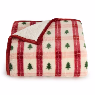 Cozy Sherpa Throw Blanket
